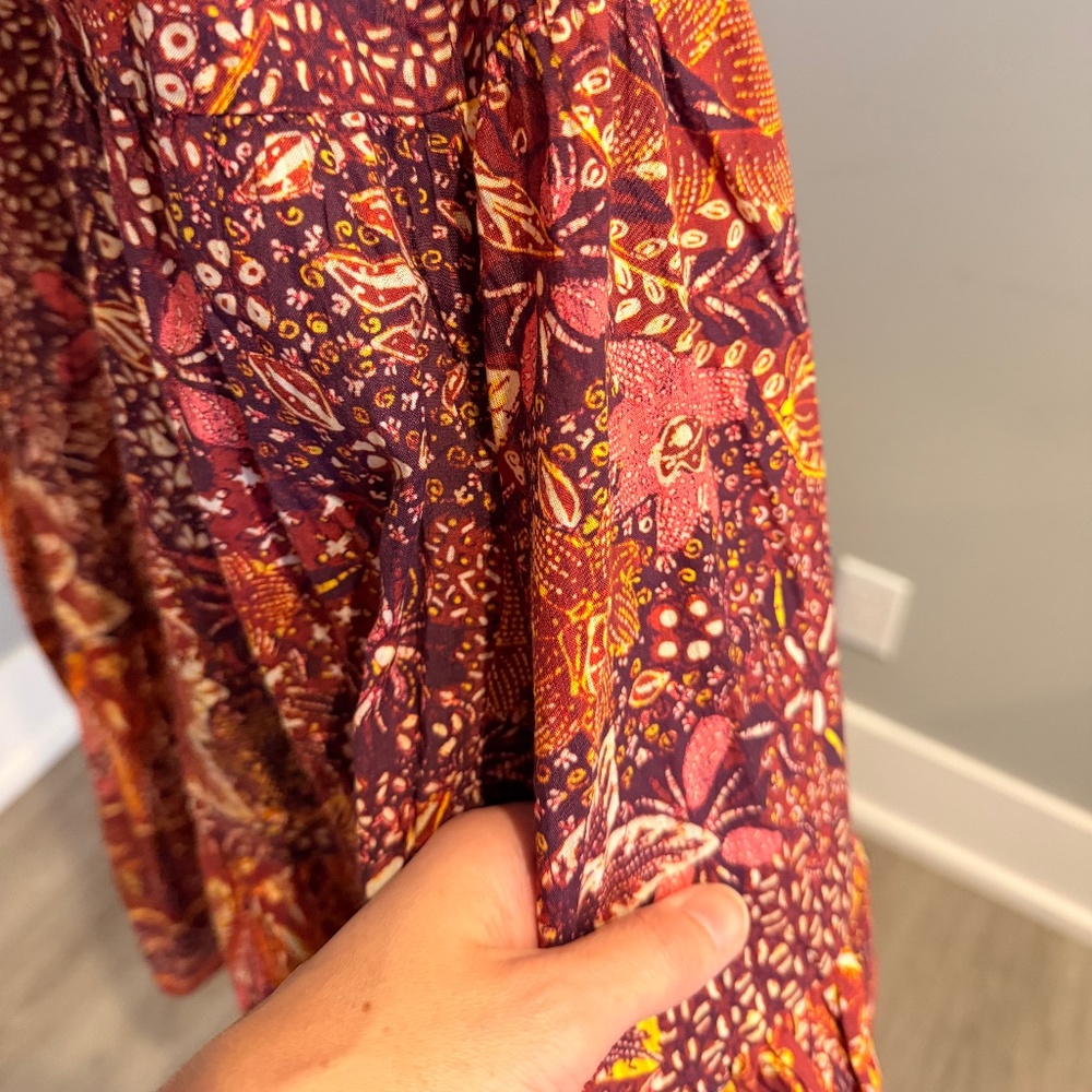 ULLA JOHNSON Darling Print Tiered Flowy Dress Sz 6 NWT $420!! - Picture 4 of 7